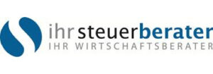 Kundenlogo in blaugrauer Schrift