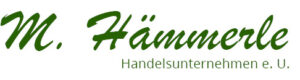 Kundenlogo in grüner Schrift